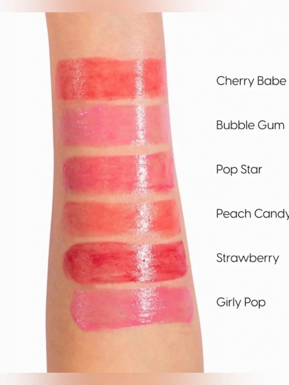 NWT Kara Beauty 3 Bubble Pop Juicy Lip Gloss Bubble Gum. Girly Pop & Pop Star
